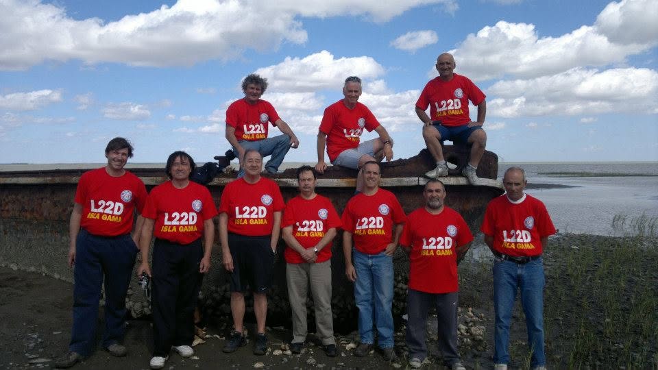 Equipo de la expedición L22D a Isla Gama